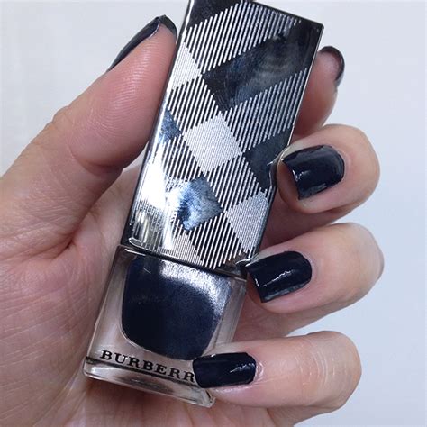 burberry ink blue nail polish|Burberry fresh glow foundation.